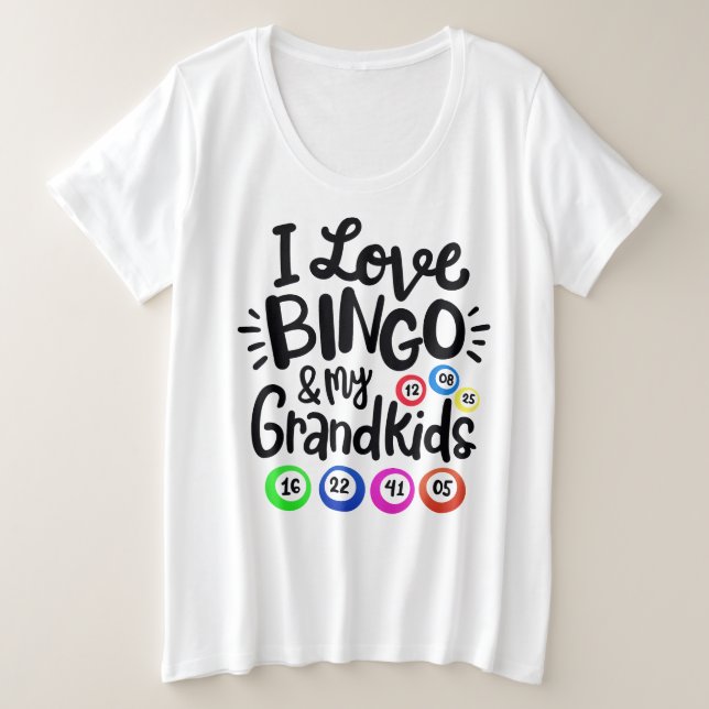 Camiseta básica de tamaño superior para mujeres (Anverso del diseño)