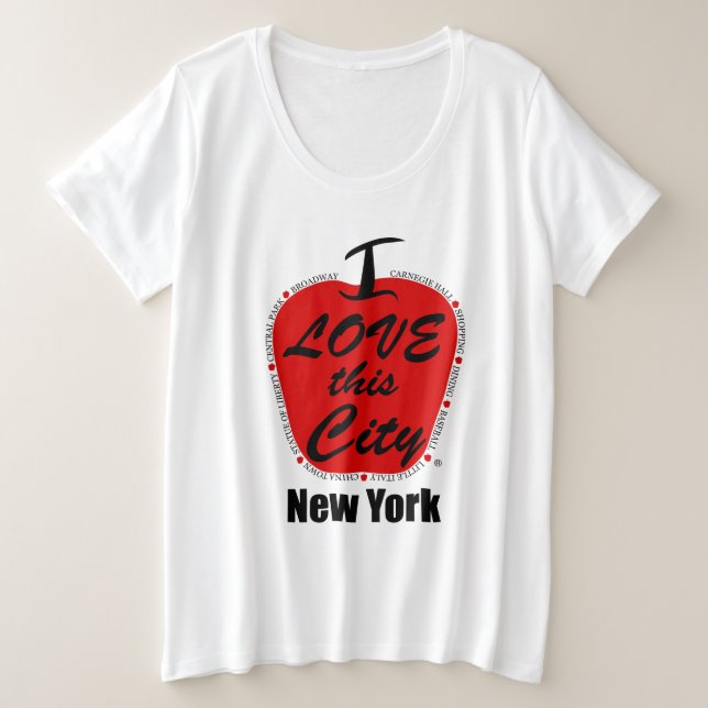 Camiseta básica de tamaño superior para mujeres (Anverso del diseño)