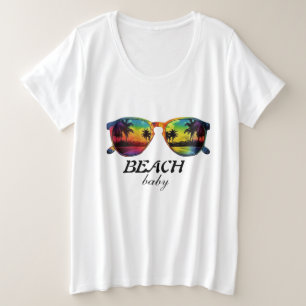 Camiseta básica de tamaño superior para mujeres