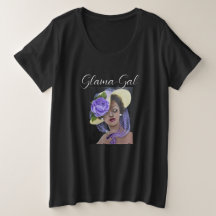 Camiseta básica de tamaño superior para mujeres