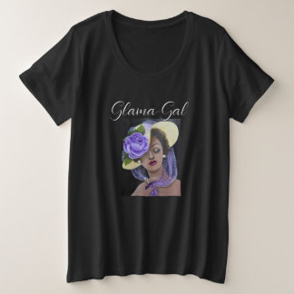 Camiseta básica de tamaño superior para mujeres