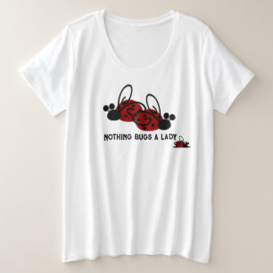 Camiseta básica de tamaño superior para mujeres