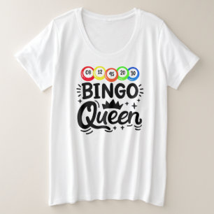 Camiseta básica de tamaño superior para mujeres