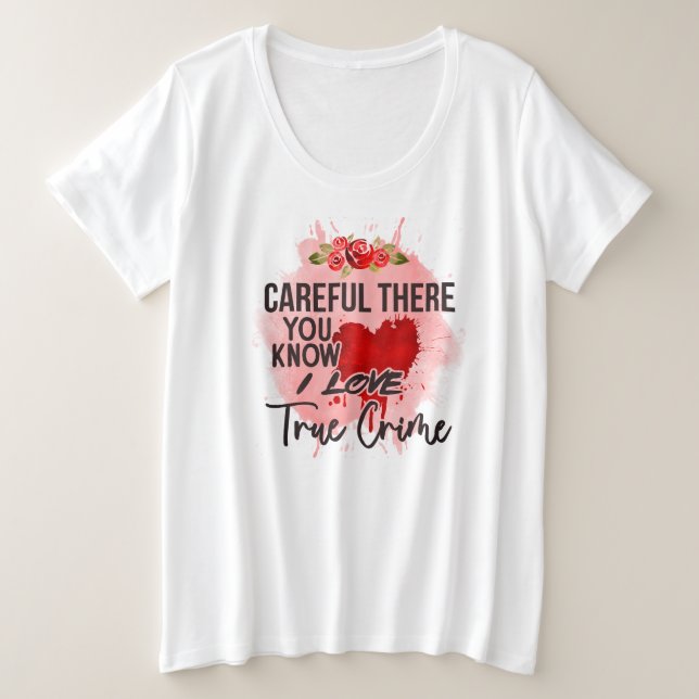 Camiseta básica de tamaño superior para mujeres (Anverso del diseño)