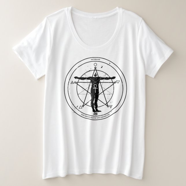 Camiseta básica de tamaño superior para mujeres (Anverso del diseño)