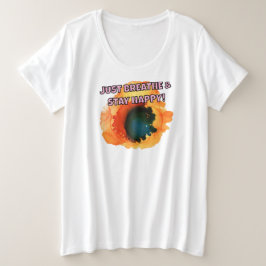 Camiseta básica de tamaño superior para mujeres