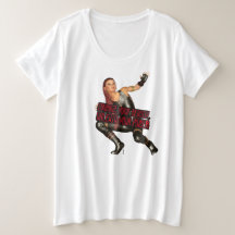 Camiseta básica de tamaño superior para mujeres