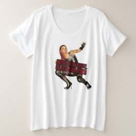Camiseta básica de tamaño superior para mujeres