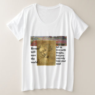 Camiseta básica de tamaño superior para mujeres