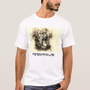 Camiseta básica de tigres impresos para hombres