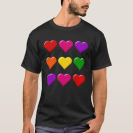 Camiseta básica de Valentine Hearts