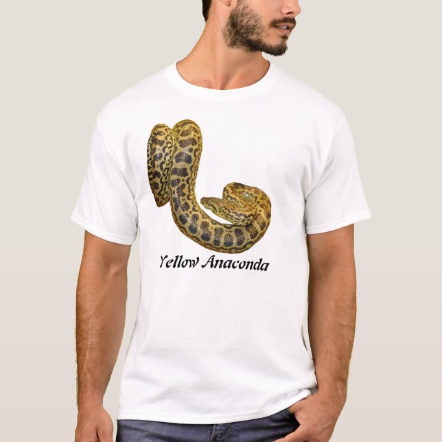 Camiseta básica del Anaconda amarillo (Anverso)