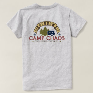 Camiseta básica del caos 2017 para mujer del camp