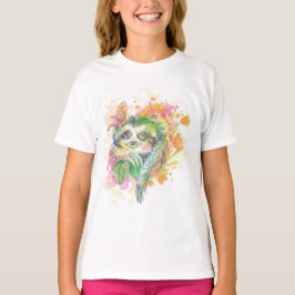 Camiseta básica del Chica - Sloth
