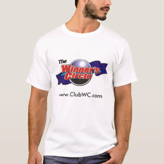 Camiseta básica del círculo del ganador
