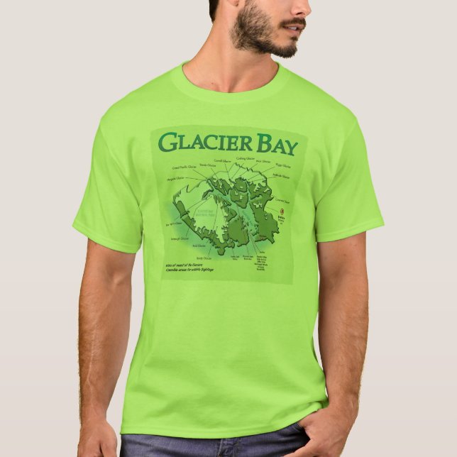 Camiseta básica del Glacier Bay 2 (Anverso)