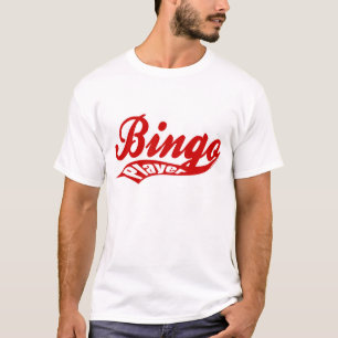 Camiseta básica del jugador del bingo del bingo U