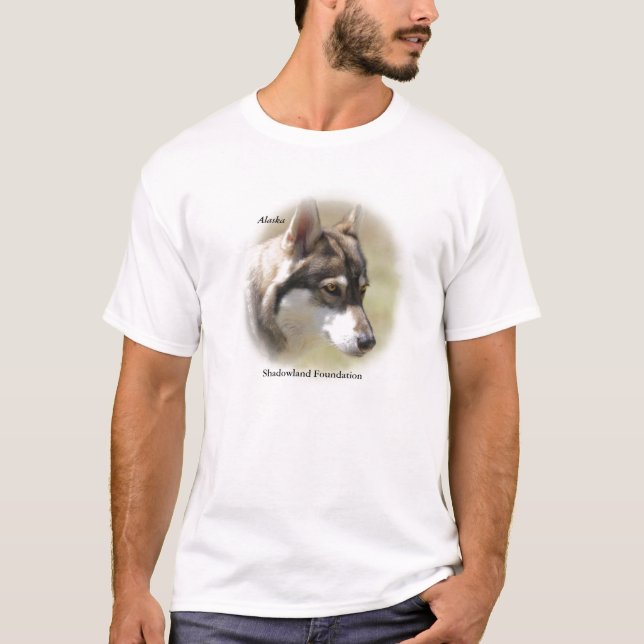 Camiseta básica del lobo (Anverso)