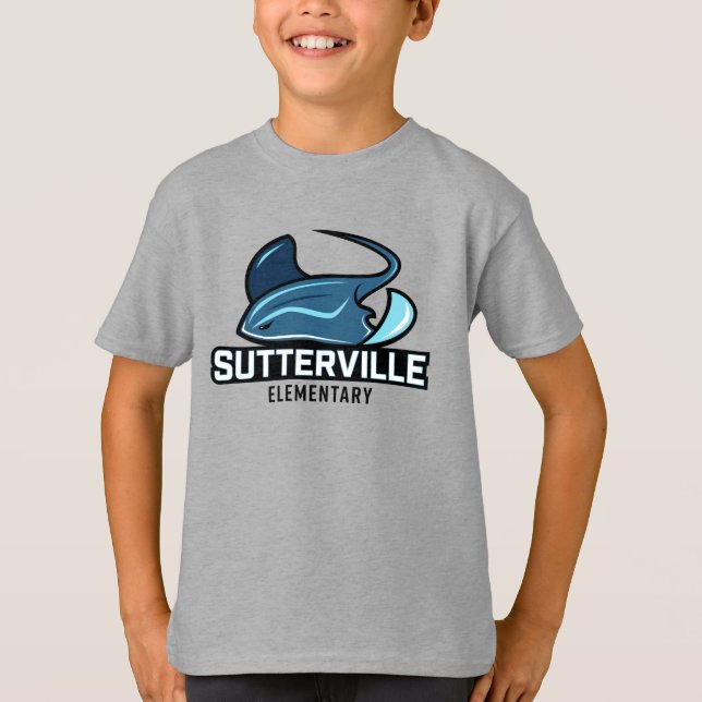 Camiseta básica del niño (Sutterville) (Anverso)