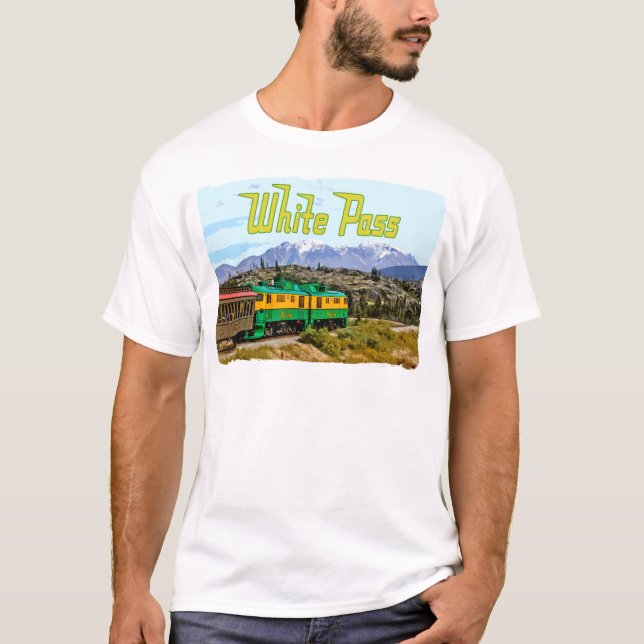 Camiseta básica del paso blanco (Anverso)