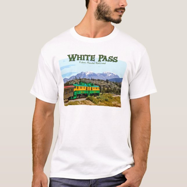 Camiseta básica del paso blanco (Anverso)