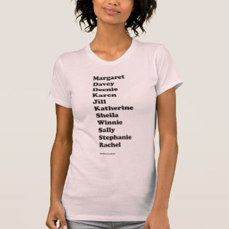 Camiseta básica del pelotón del chica (rosa)