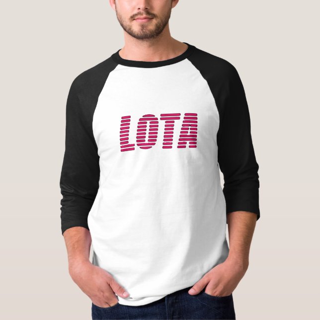 Camiseta básica del raglán de la manga de los (Anverso)