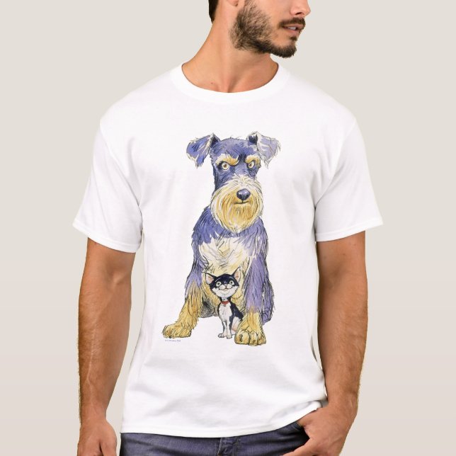 Camiseta básica del Schnauzer (Anverso)