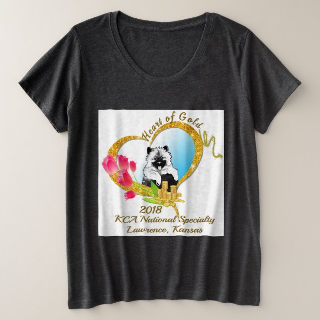 Camiseta básica del tamaño extra grande de las (Anverso del diseño)
