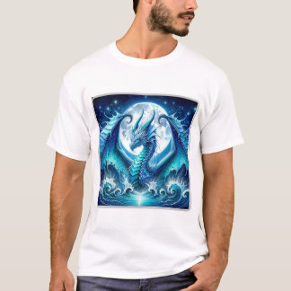 Camiseta básica Dragón Marino Cósmico