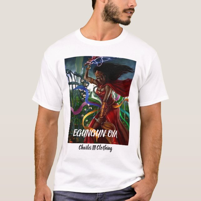 Camiseta básica Egungun Oya (Anverso)