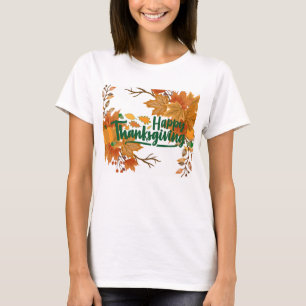 Camiseta básica (Feliz Día de Acción de Gracias)
