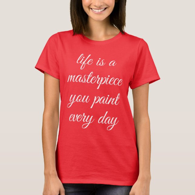 Camiseta básica femenina (Anverso)
