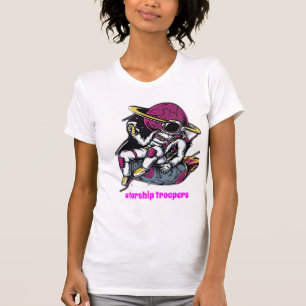 Camiseta básica femenina de asalto