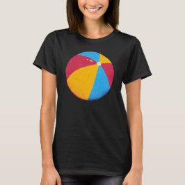 Camiseta básica femenina de Beach Ball