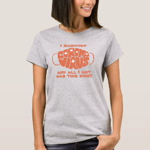 Camiseta básica femenina de Coronavirus