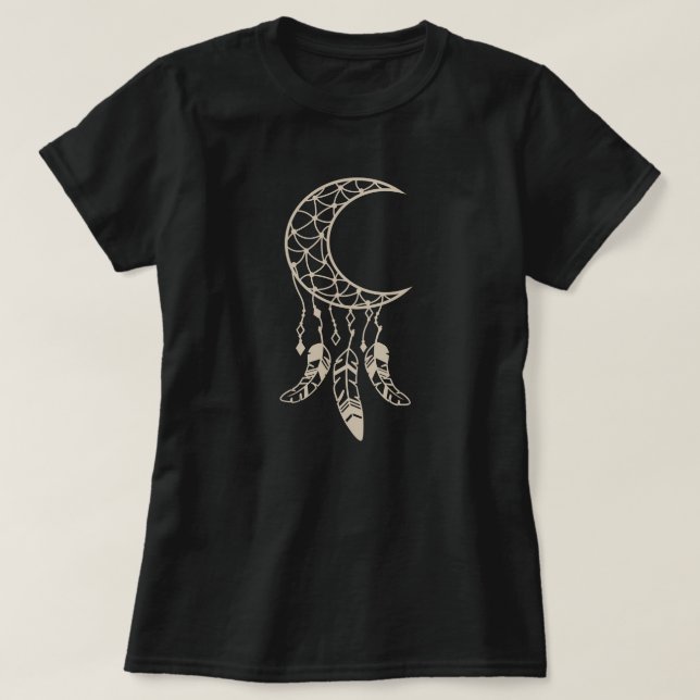 Camiseta básica femenina de Dreamcatcher en la Lun (Diseño del anverso)