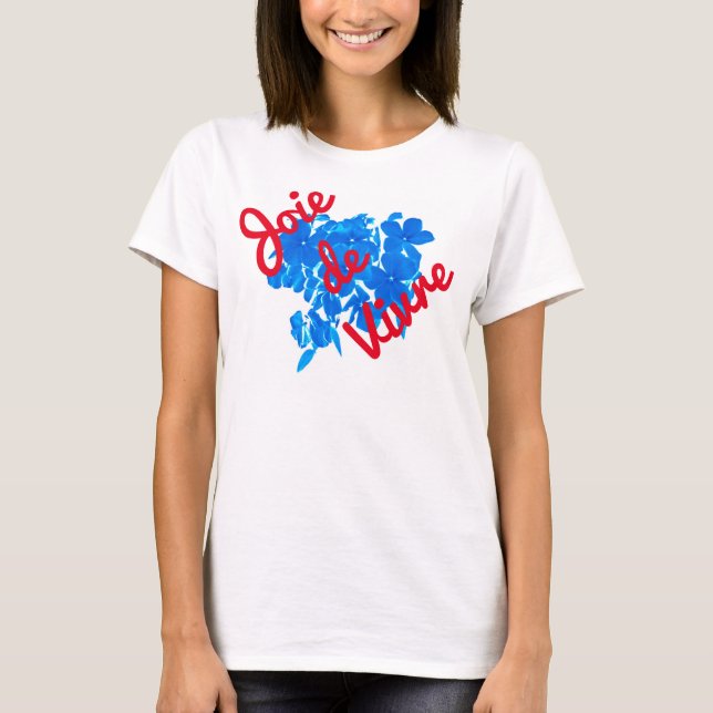 Camiseta básica femenina de Joie De Vivre (Anverso)