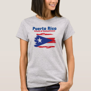 Camiseta básica femenina de Puerto Rico