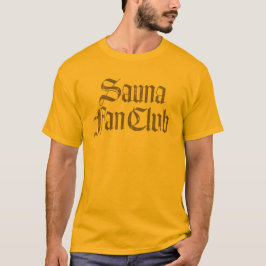 Camiseta básica gris del Sauna Fan Club