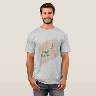 Camiseta básica gris para hombre Original 1