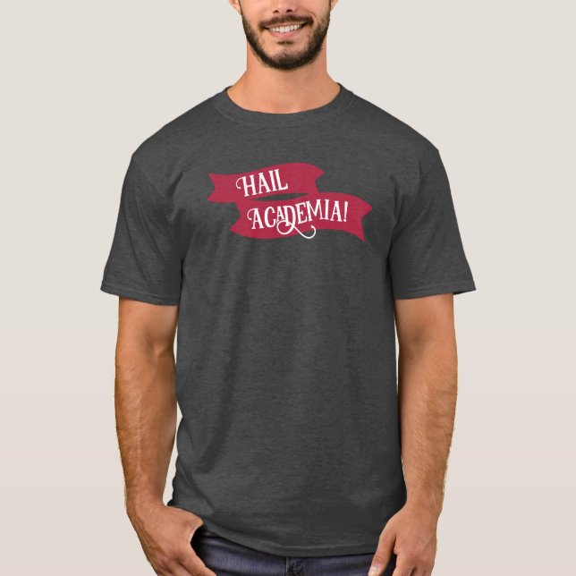 Camiseta básica Hail Academia (Anverso)