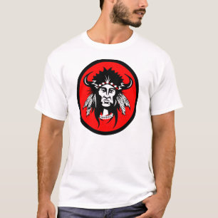 Camiseta básica india americana