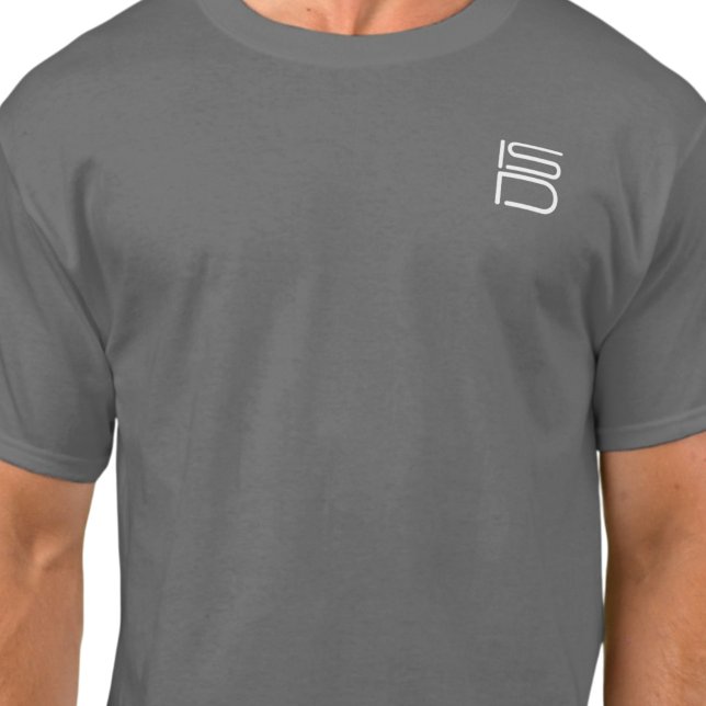Camiseta básica ISD Unisex Blanca con Logo (Subido por el creador)
