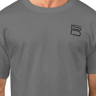 Camiseta básica ISD Unisex Logo Negro