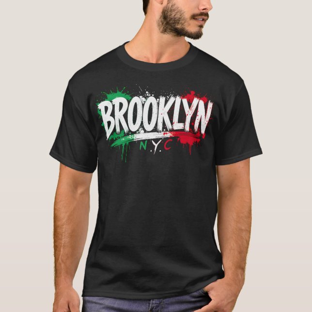 Camiseta básica italiana de Brooklyn NYC (Anverso)