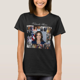 Camiseta básica Kamala Harris Collage