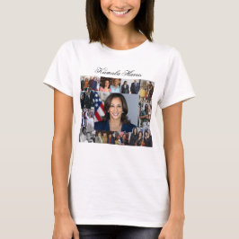 Camiseta básica Kamala Harris Collage