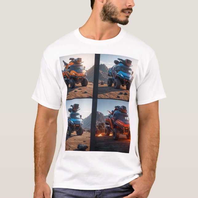 Camiseta básica masculina (Anverso)