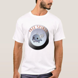 Camiseta básica masculina de espíritu libre